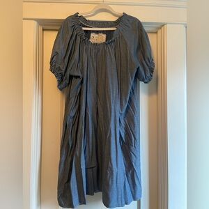 Farm House Frocks Size 3x Blue Denim Women's Dress